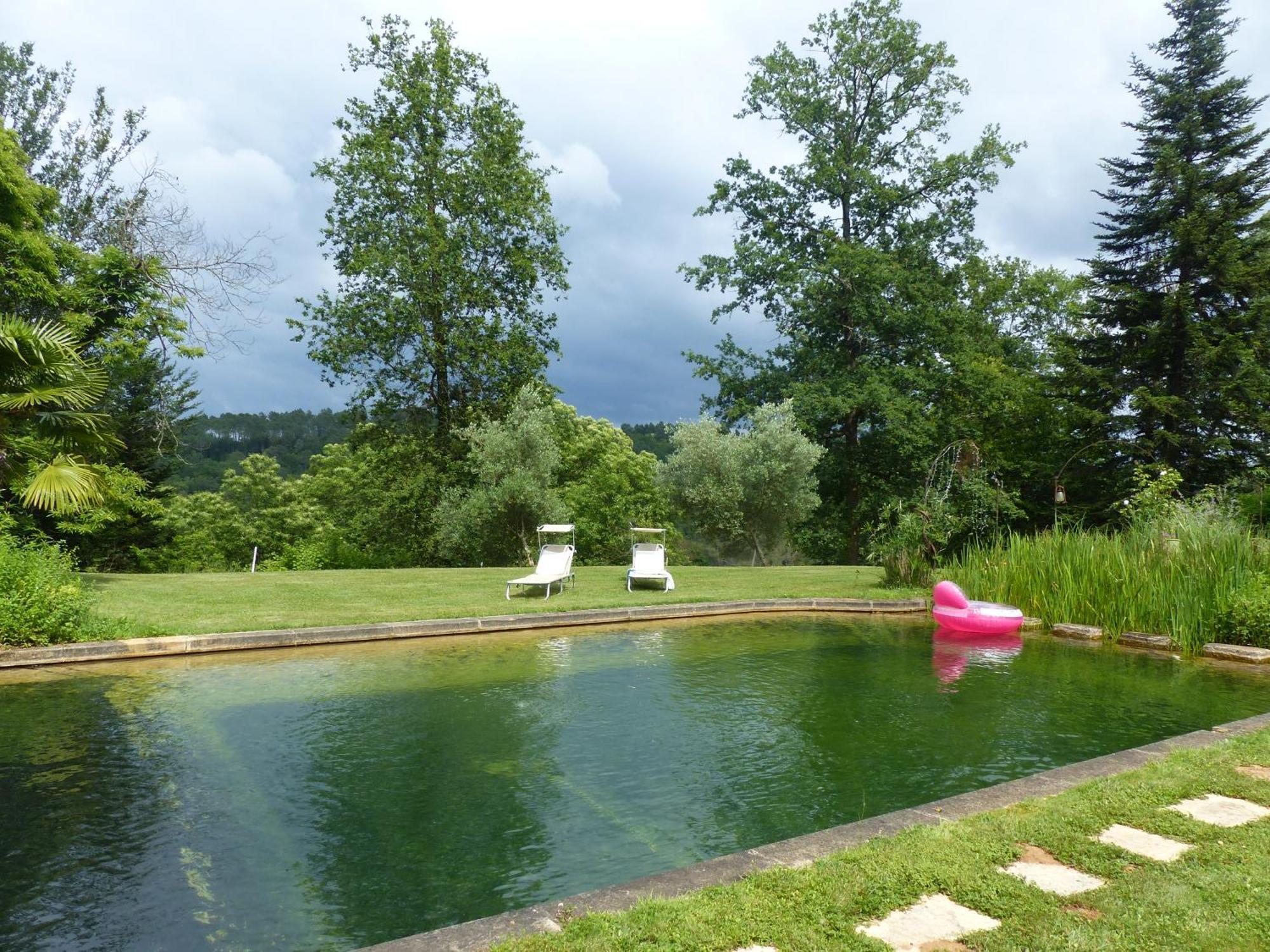 Maison De Charme, Piscine Naturelle Dordogne Perigord Prats-du-Perigord Luaran gambar